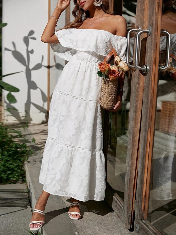 Levoire | Robe tempérée taille haute unie