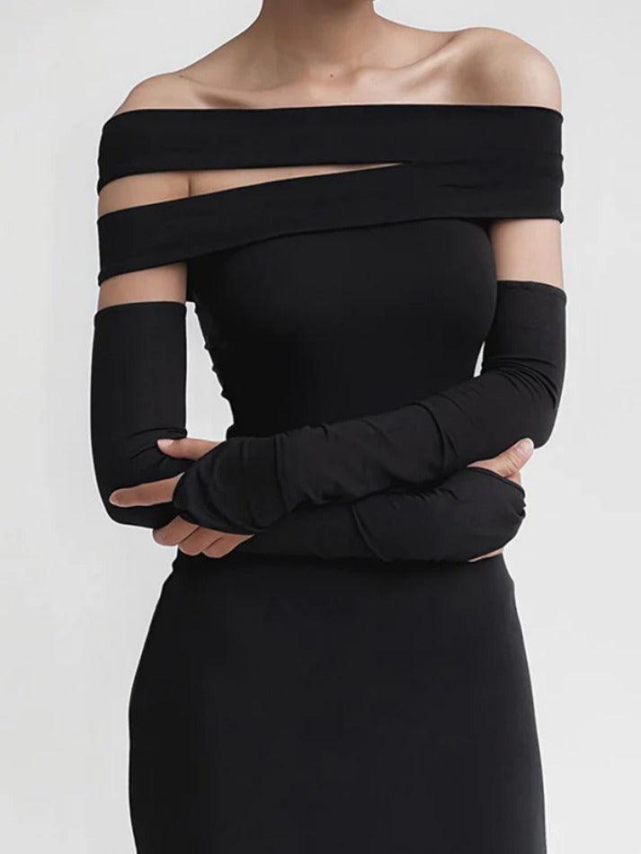 Levoire | Robe Maxi Bustier À Fente Haute Design Multi Portée