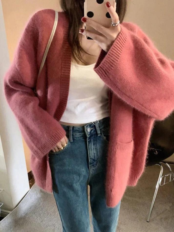 Levoire | Pull Ouvert À Encolure En V Uni