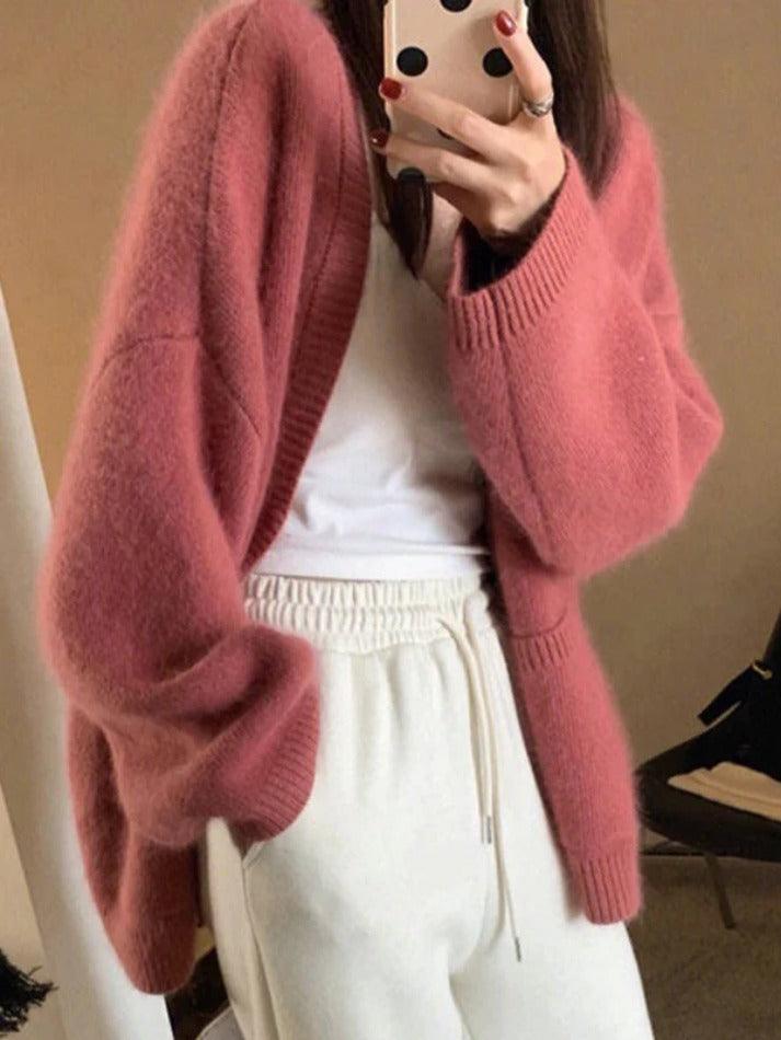 Levoire | Pull Ouvert À Encolure En V Uni