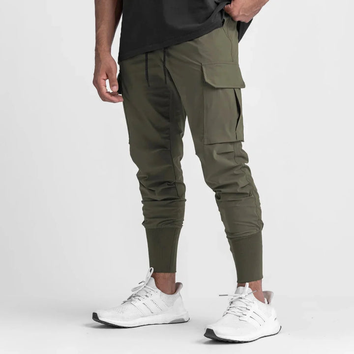 Levoire | Pantalon Cargo Ajusté Vert