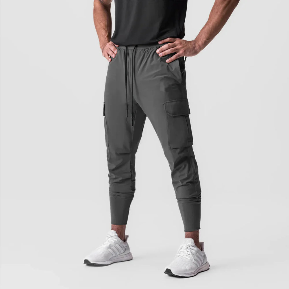 Levoire | Pantalon Cargo Ajusté Gris