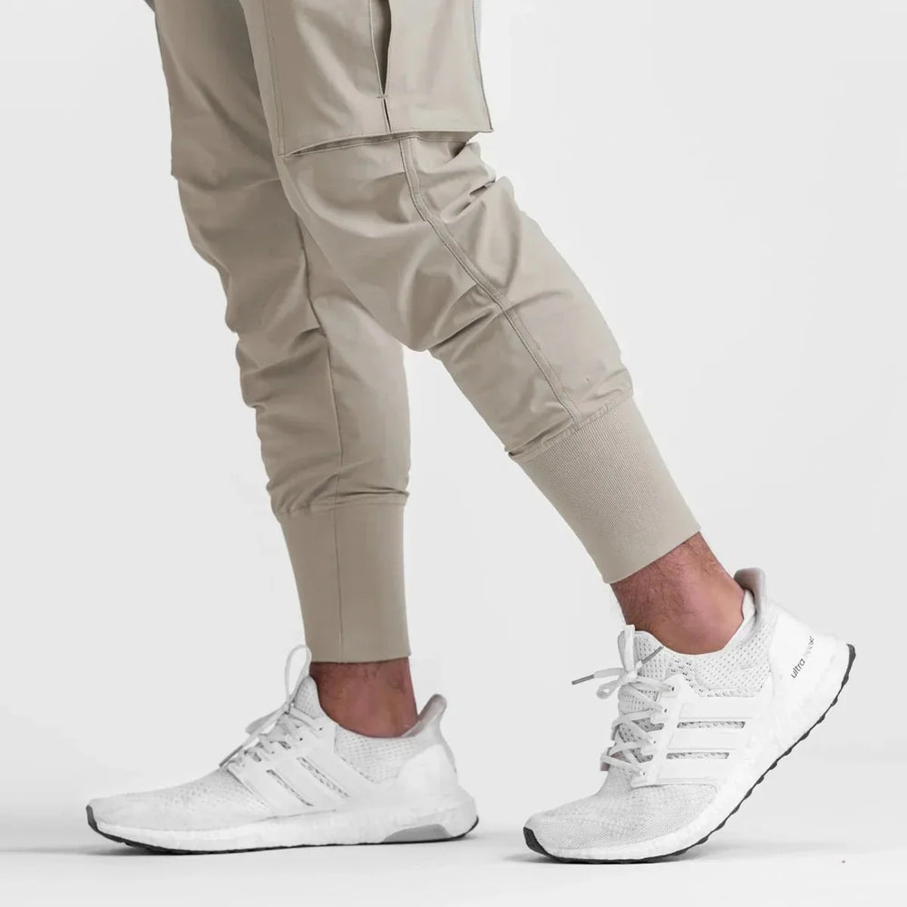 Levoire | Pantalons Cargo Slim Fit Avec Poches Khaki