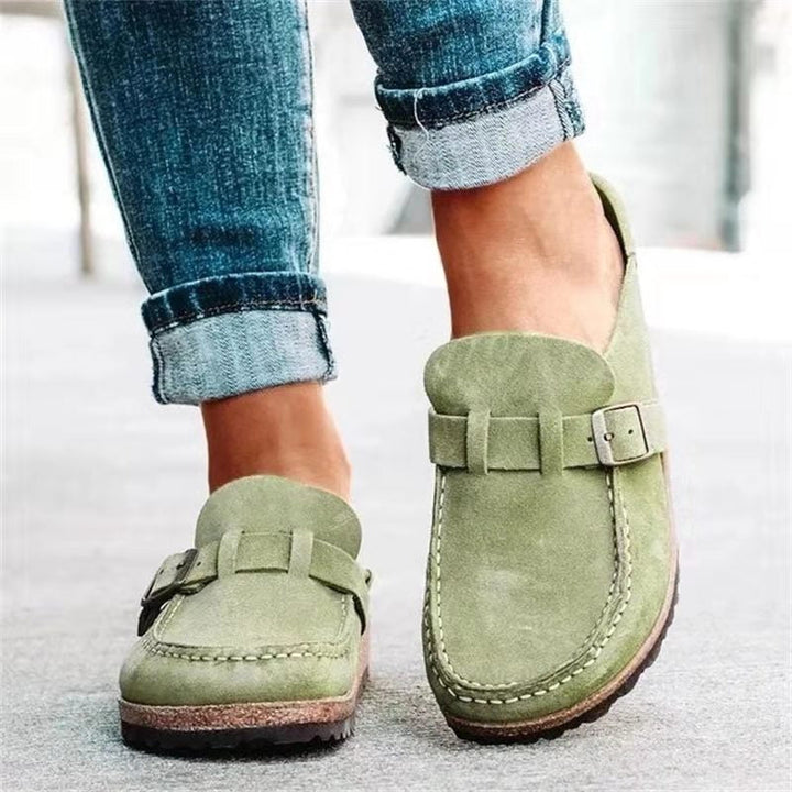 Levoire | Clogs Boston Orthopédiques Pour Dames Confortables, Soutenants & Stylés Vert