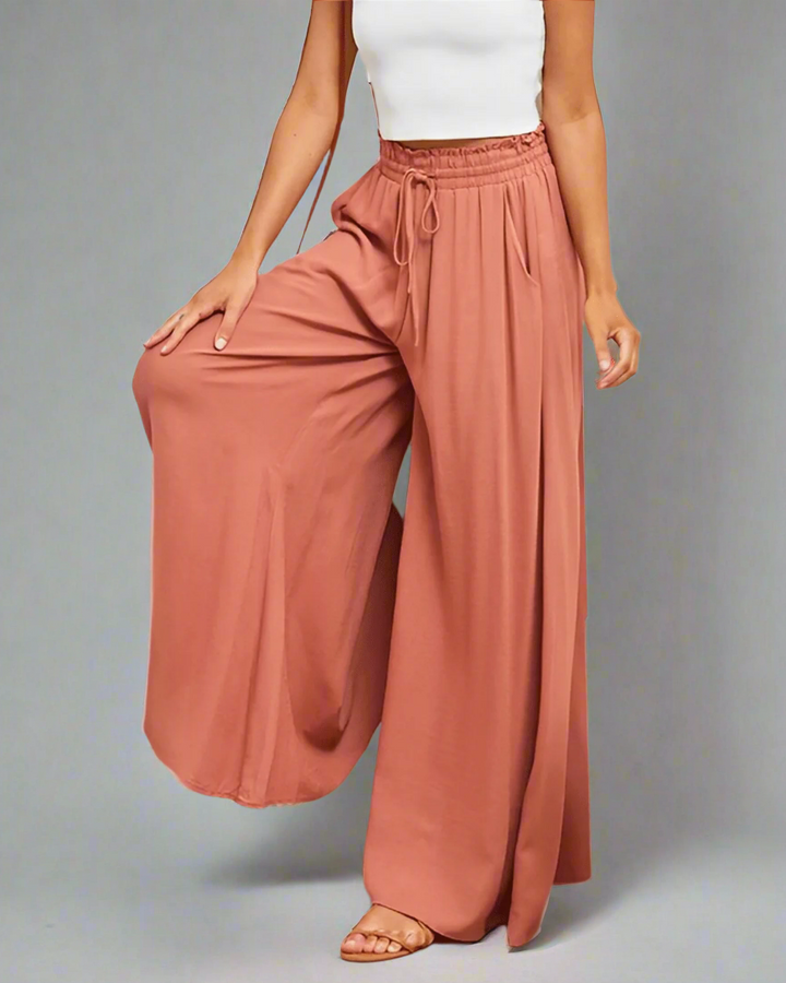 Levoire | Pantalon Large À Taille Haute Pour Femmes