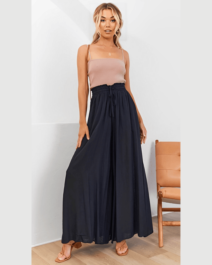 Levoire | Pantalon Large À Taille Haute Pour Femmes