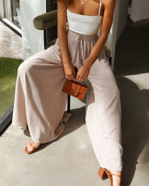 Levoire | Pantalon Large À Taille Haute Pour Femmes