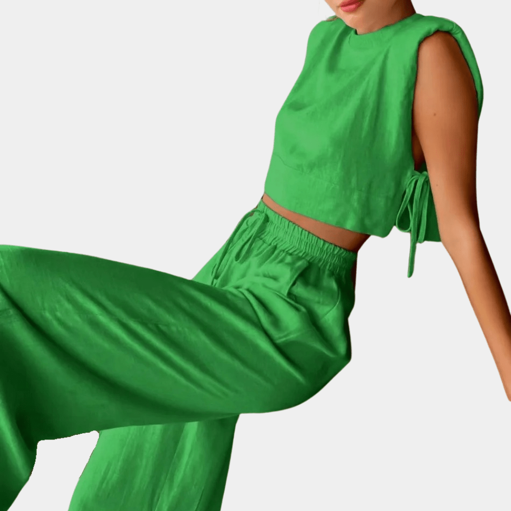 Levoire | Ensemble décontracté deux pièces été Vert