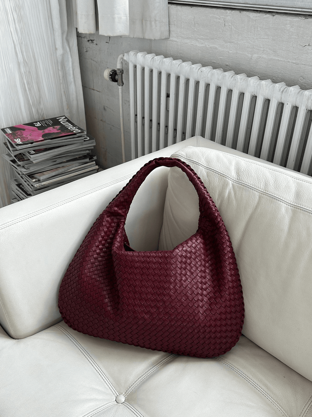 Levoire | Sac à bandoulière en cuir tendance sac à main Rot