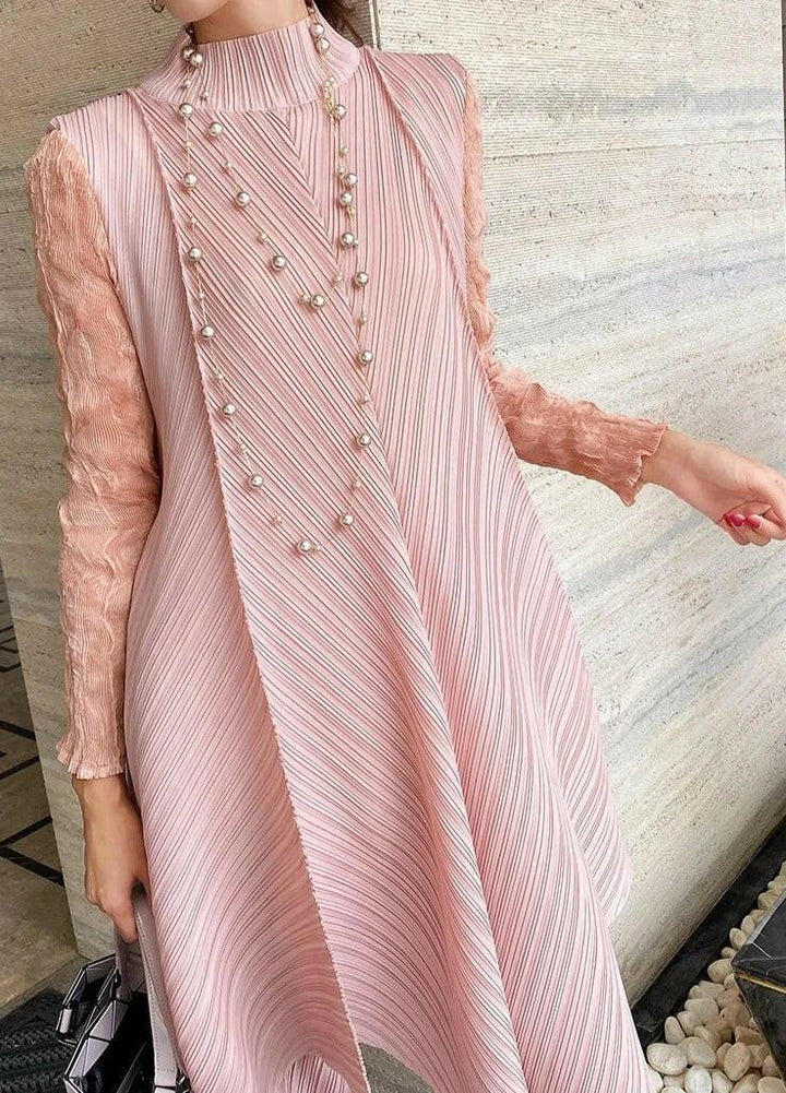 Levoire | Costume Plissé Sur Mesure Avec Stretch Moyen Classique Et Élégant Liquidation Rosa Une taille