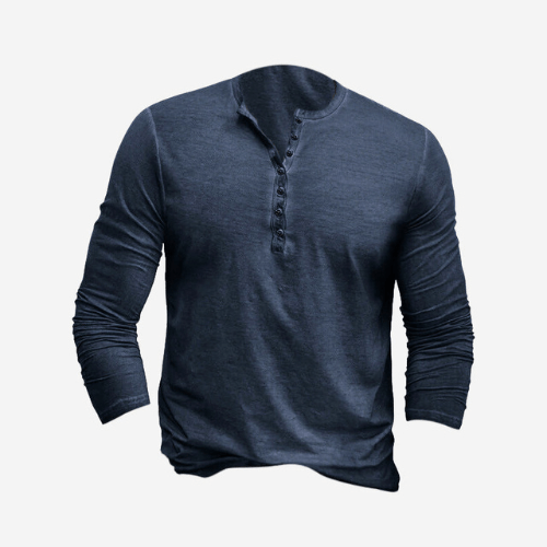 Levoire | Chemises pour hommes Chemise classique pour hommes Polyvalence et durabilité Bleu Foncé