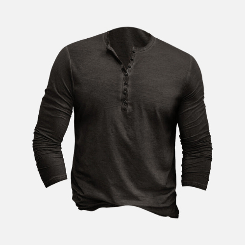 Levoire | Chemises pour hommes Chemise classique pour hommes Polyvalence et durabilité Gris Foncé