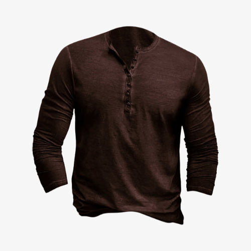 Levoire | Chemises pour hommes Chemise classique pour hommes Polyvalence et durabilité Braun