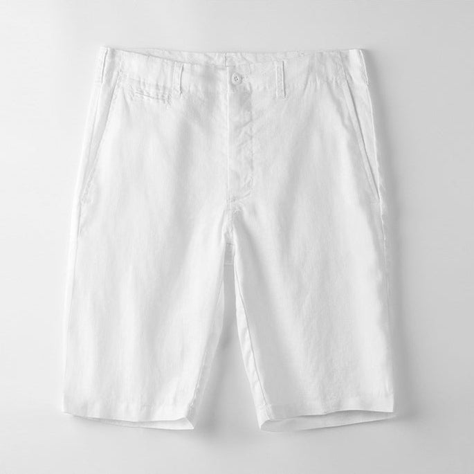 Levoire | Shorts Sur Mesure En Lin Blanc pur