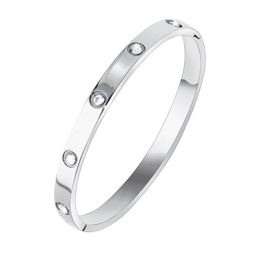 Levoire | Bracelet En Argent Zirconium Scintillant