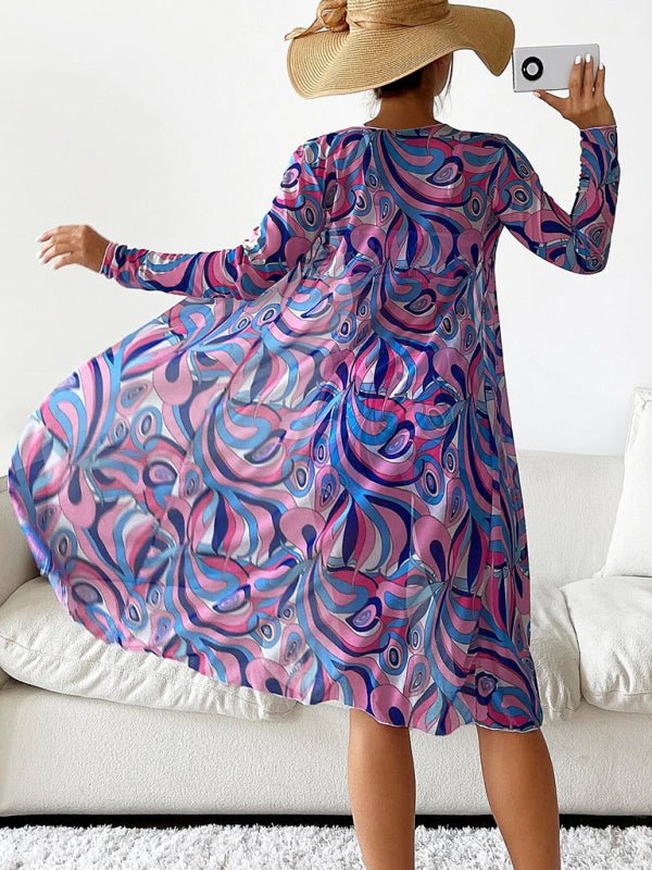 Levoire | Split Trois Pièces Taille Haute Blouse à Manches Longues Cordon Bikini