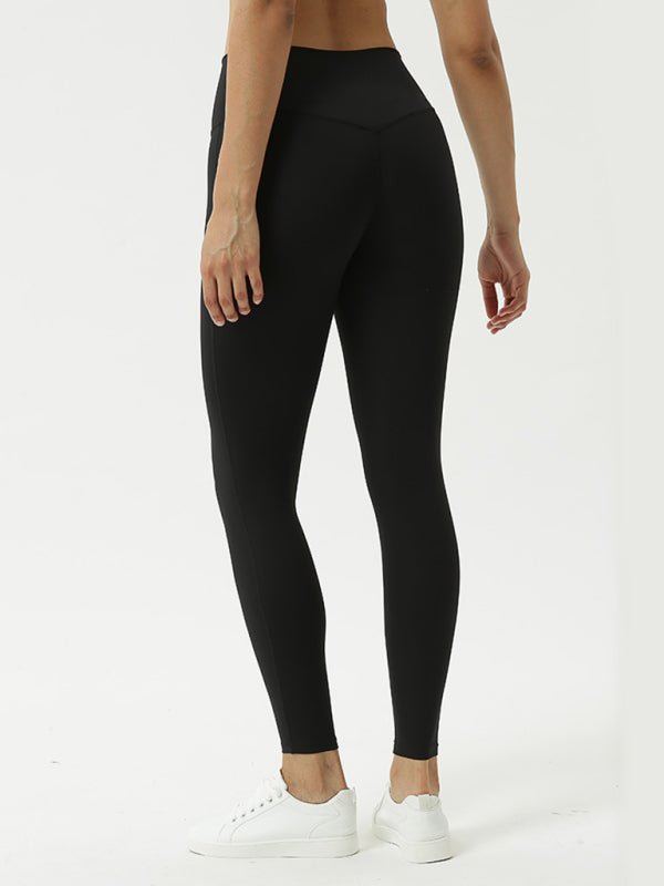 Levoire | Collants de sport fitness taille haute leggings yoga avec poches