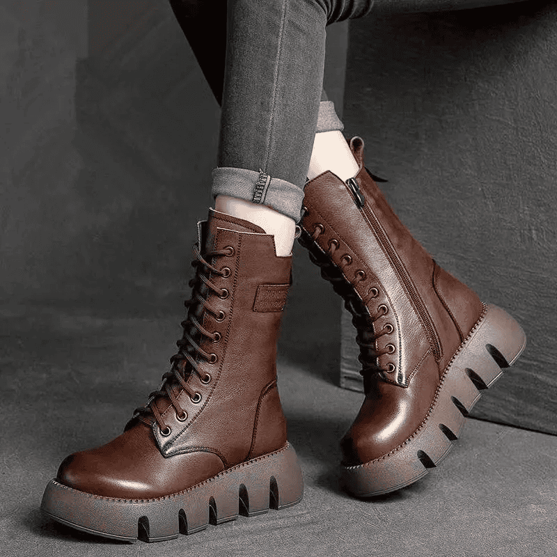Levoire | Bottes Femmes Élegance Collection Braun