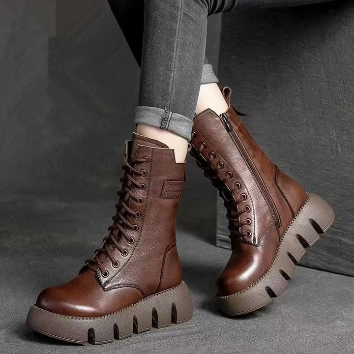 Levoire | Bottes en Cuir avec Élégance et Confort pour Femmes