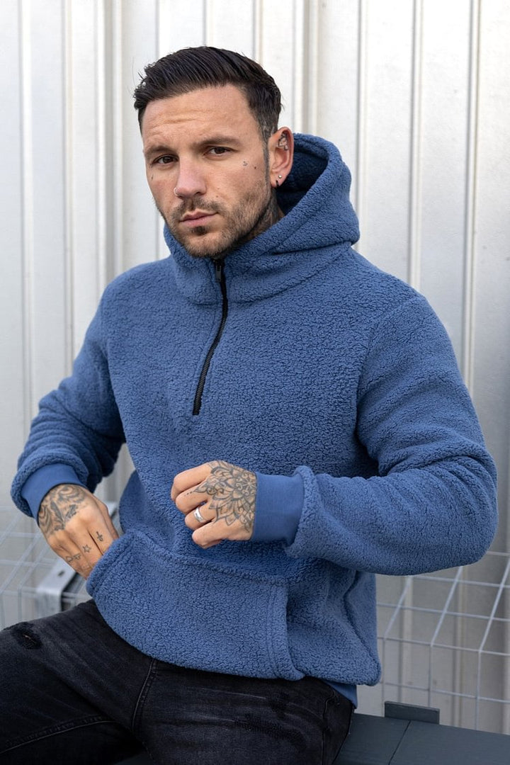 Levoire | Sweat à capuche chaud Bleu