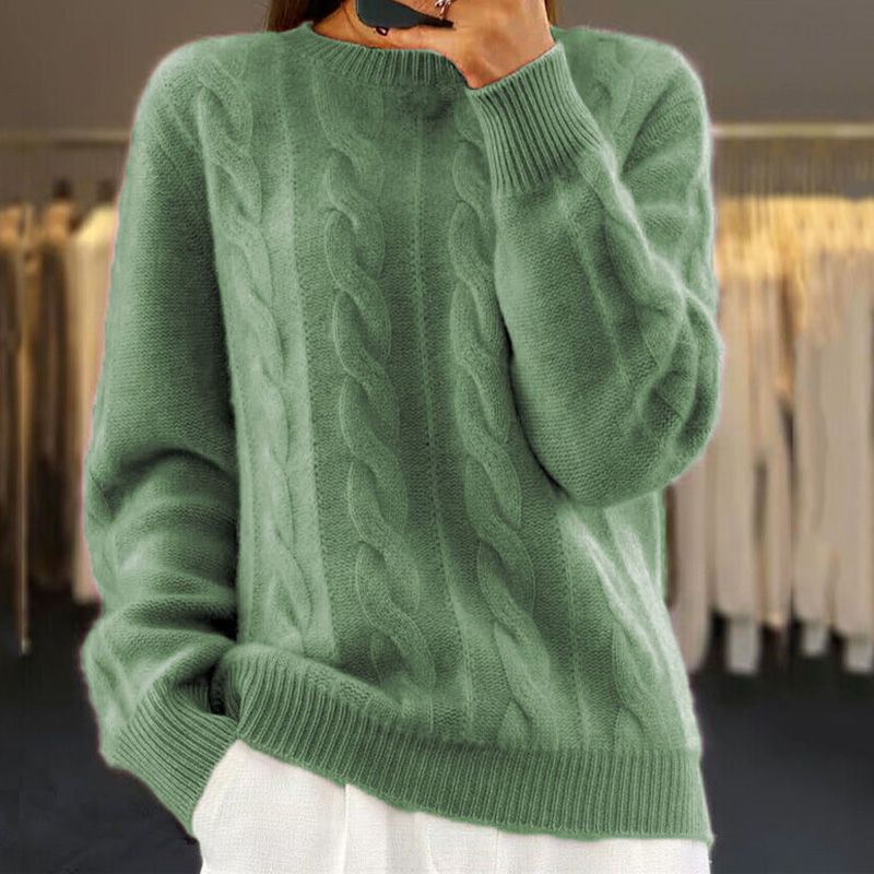 Levoire | Lockerer Pull Loisirs Femmes Vert