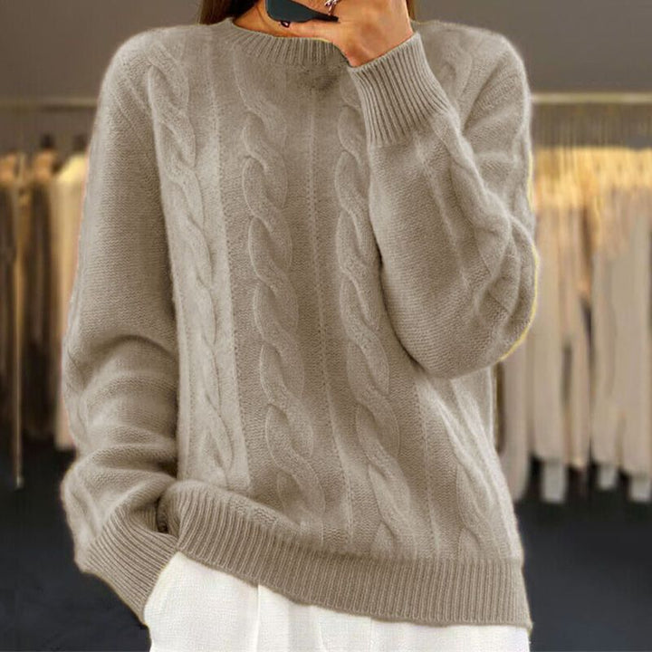 Levoire | Plus Doux Pull En Tricot Fr Femmes Khaki