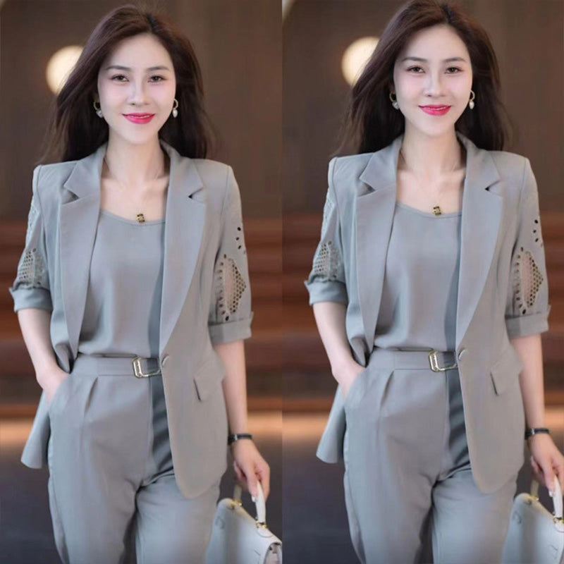 Levoire | Blazer Ensemble À 3 Pièces Moderne Et Élégant Pour Femmes