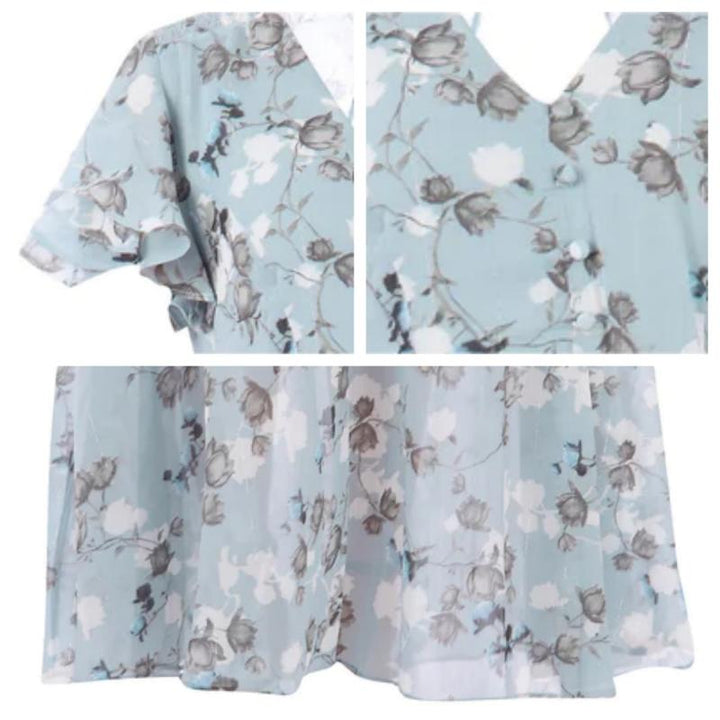 Levoire | Robe À Fleurs De Vin