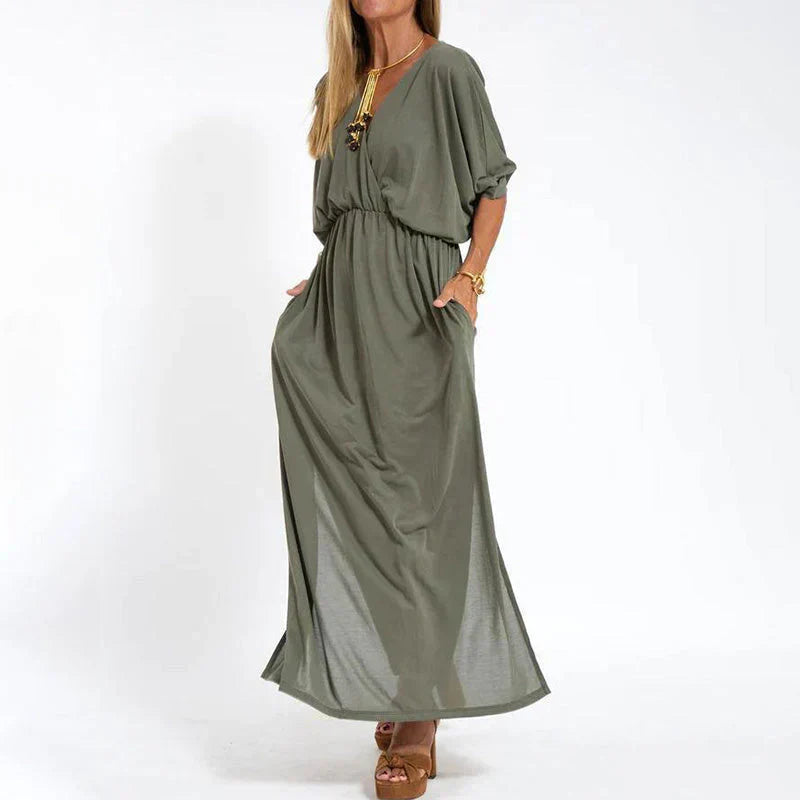 Levoire | Robe Maxi Élégante Avec Une Coupe Flatteuse Et Le Dernier Confort Vert
