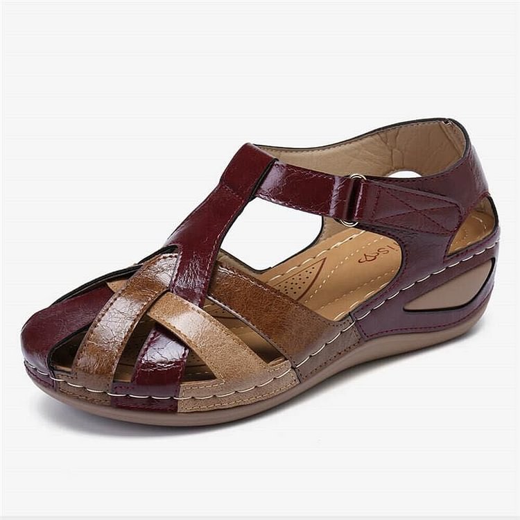 Levoire | Sandales compensées pour mode estivale Rot