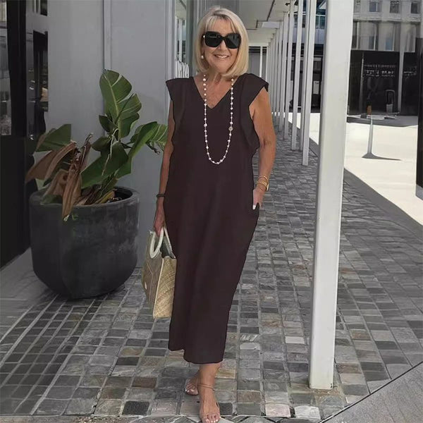 Levoire | Sans manches robe Marron