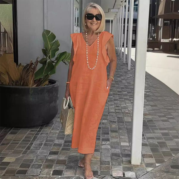 Levoire | Sans manches robe Orange