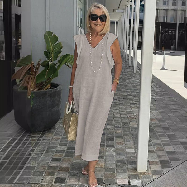 Levoire | Sans manches robe Abricot