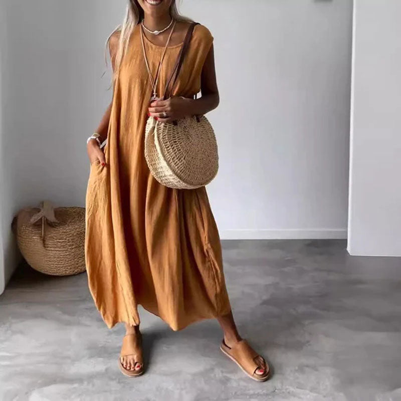 Levoire | Robe Sans Manches Avec Poches