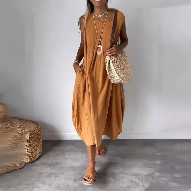 Levoire | Robe Sans Manches Avec Poches