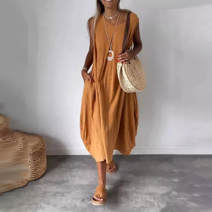 Levoire | Robe Sans Manches Avec Poches