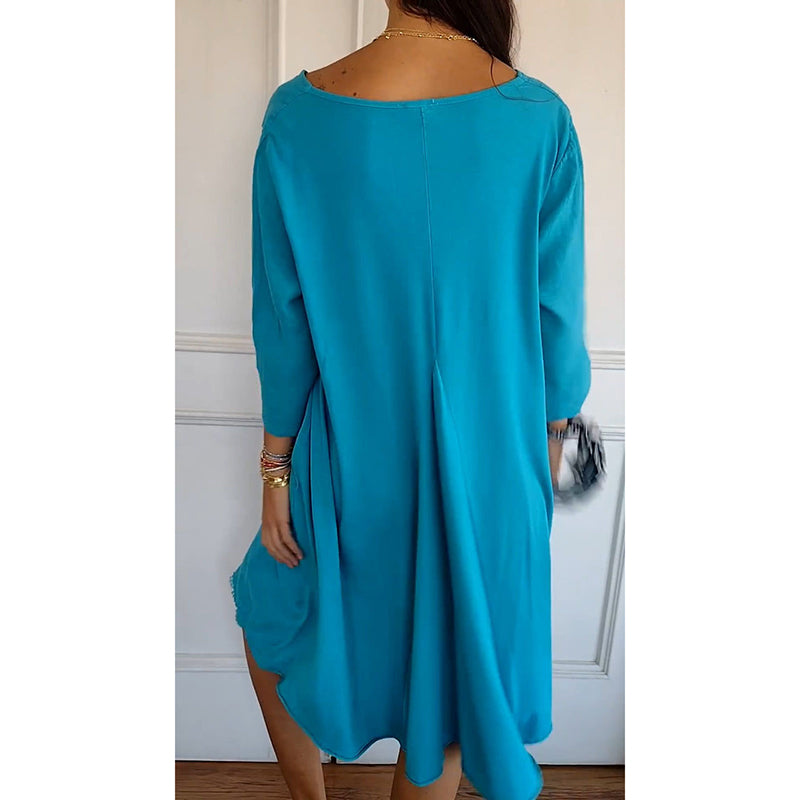 Levoire | Col en V poches latérales robe