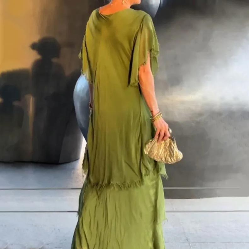 Levoire | Élégant Robe Longue Avec Décolleté Pour Femmes