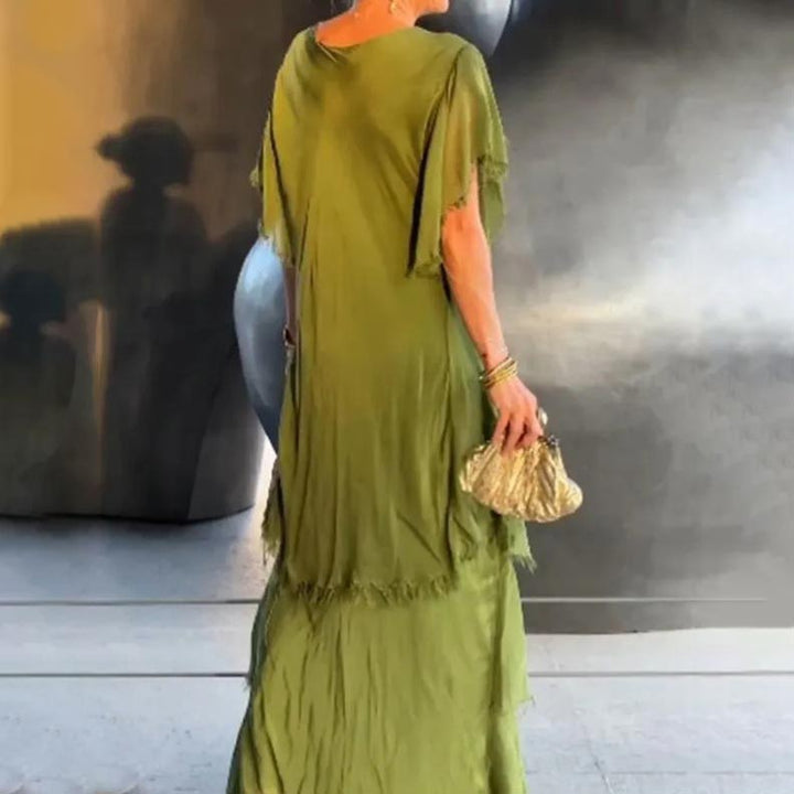 Levoire | Élégant Robe Longue Avec Décolleté Pour Femmes