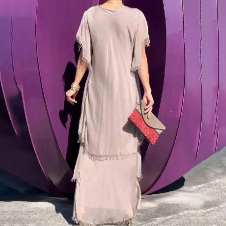 Levoire | Élégant Robe Longue Avec Décolleté Pour Femmes