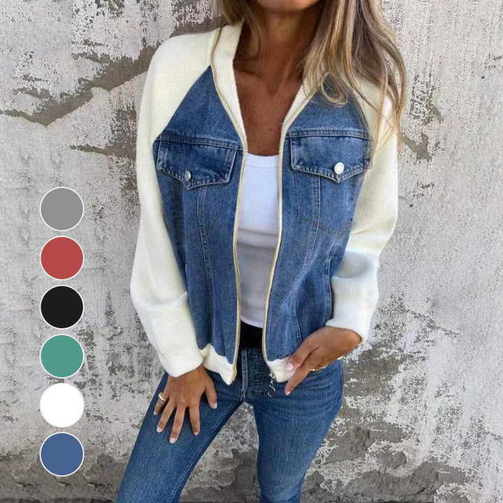 Levoire | Kreative Jeansjacke La Rasure Bleu
