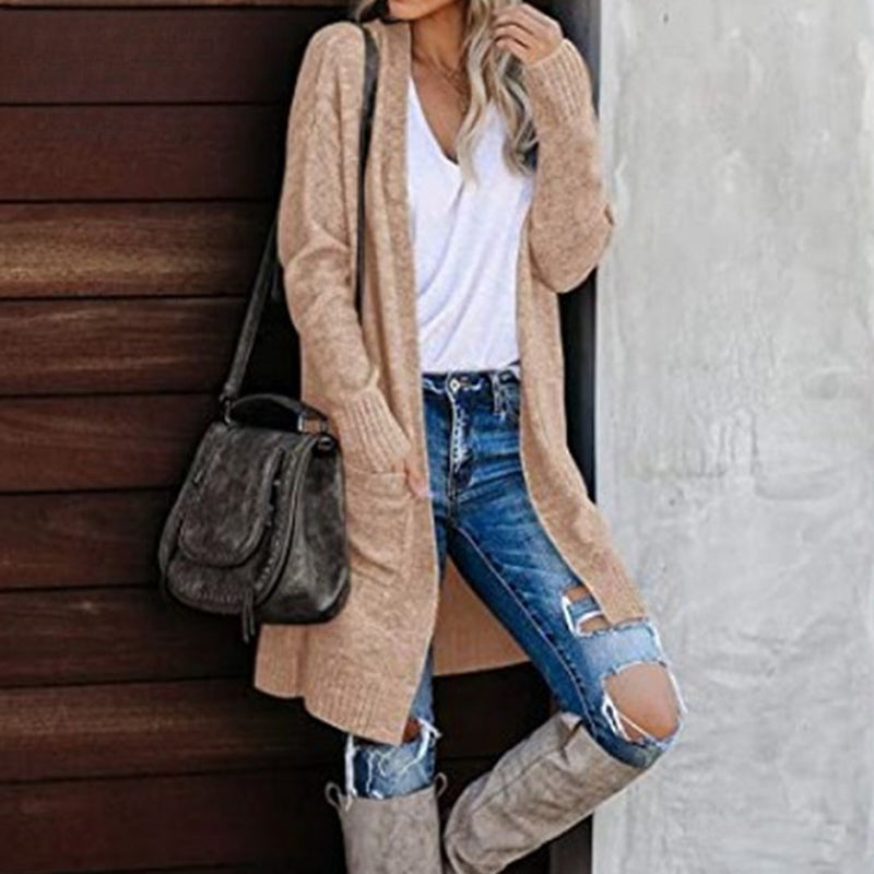 Levoire | Pull de loisirs pour femmes Khaki