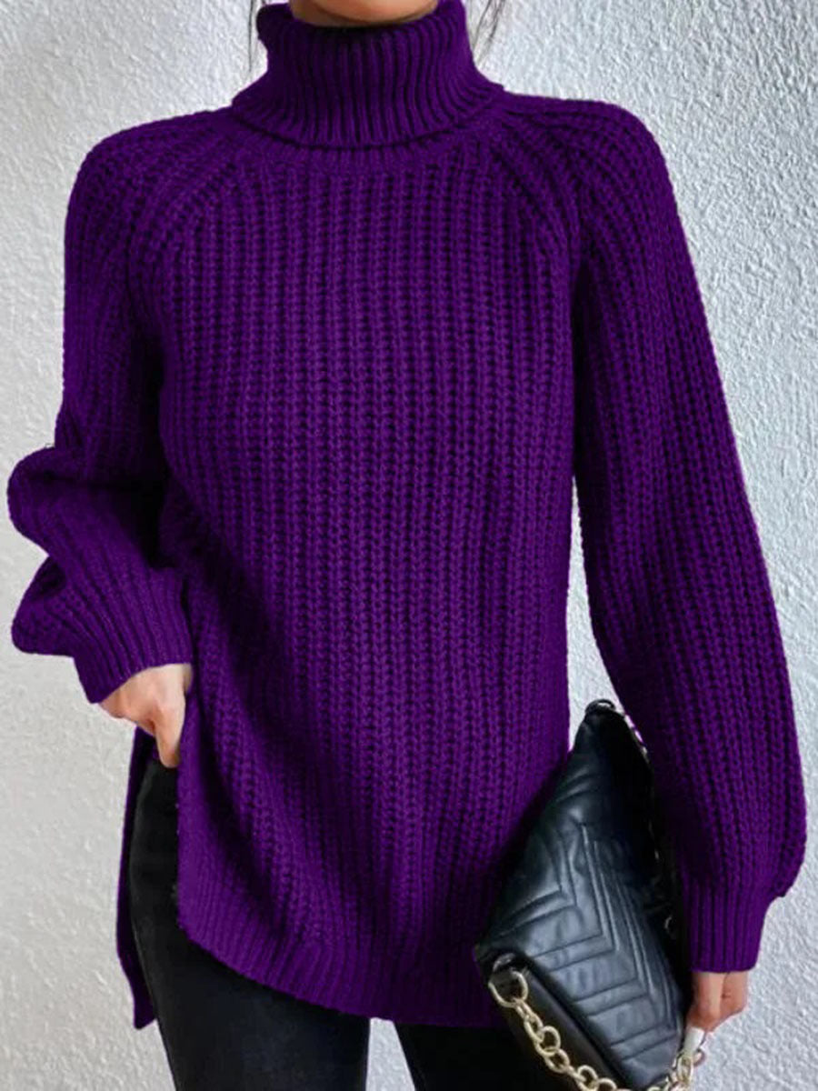 Levoire | Pull col polo en coton Couleurs de lavande