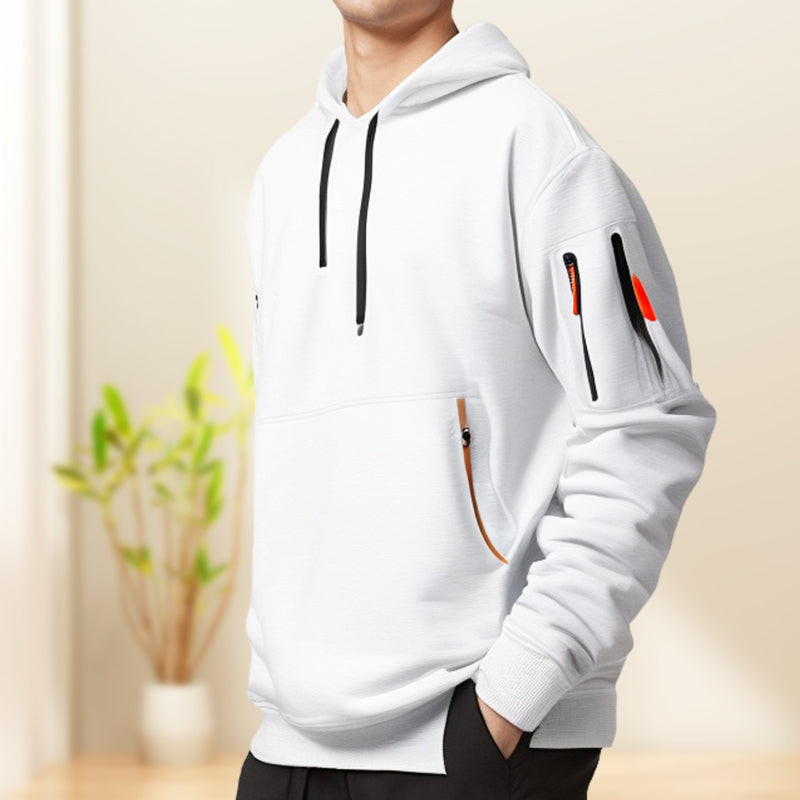 Levoire | Sweat à capuche à fermeture éclair semi-ouverte