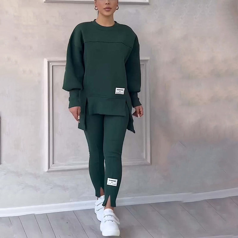 Levoire | Lssig Femmes Sweatshirt Et Leggings Ensemble Vert