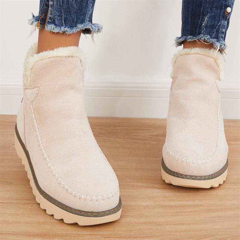 Levoire | Bottes Cheville Doublées Antidérapantes Confortables