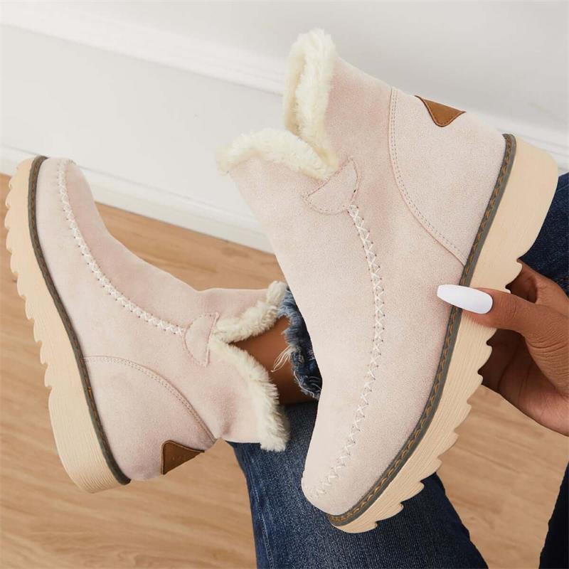 Levoire | Bottes Cheville Doublées Antidérapantes Confortables