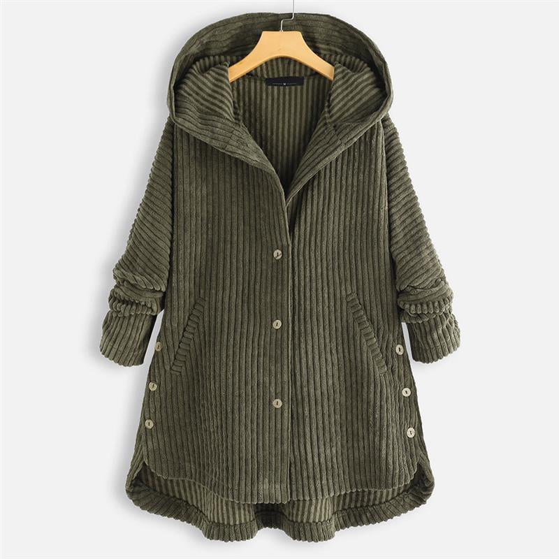 Levoire | Manteau Long Élégant Pour Femmes Vert foncé