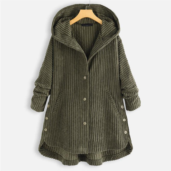Levoire | Manteau Long Élégant Pour Femmes Vert foncé