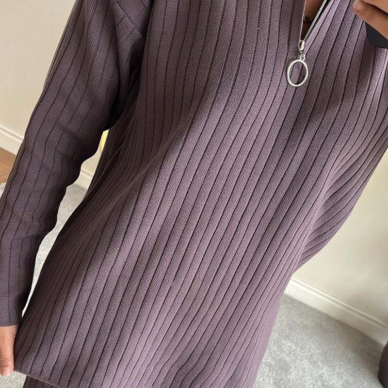 Levoire | Robe En Tricot Avec Fermeture Éclair